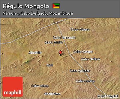 Satellite 3D Map of Régulo Mongolo