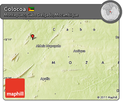 Physical Map of Colocoa