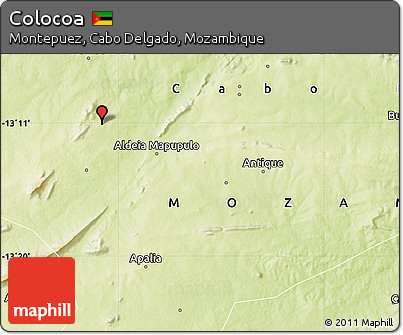 Physical Map of Colocoa