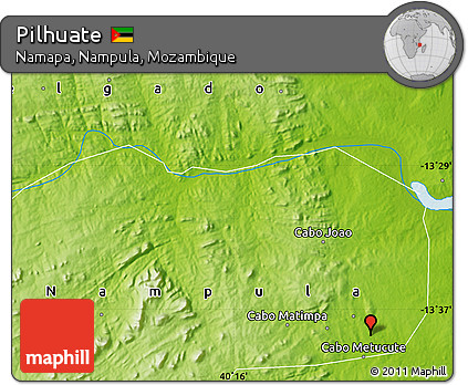 Physical Map of Pilhuate