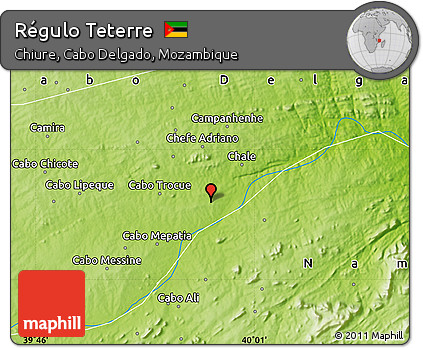 Physical Map of Régulo Teterre