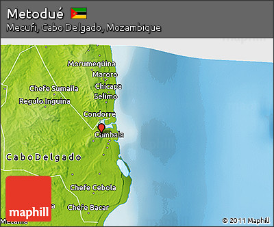 Physical 3D Map of Metodué