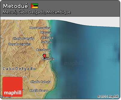Satellite 3D Map of Metodué