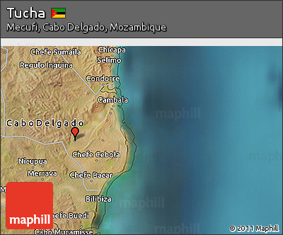 Satellite 3D Map of Tucha