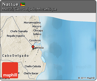 Shaded Relief 3D Map of Nassue