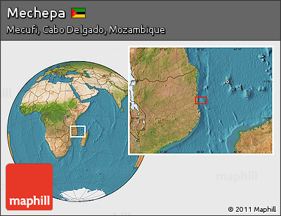 Satellite Location Map of Mechepa