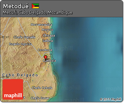 Satellite Map of Metodué