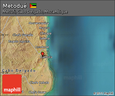Satellite Map of Metodué
