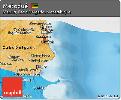 Political Panoramic Map of Metodué