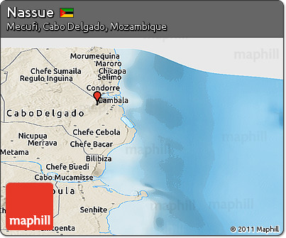 Shaded Relief Panoramic Map of Nassue