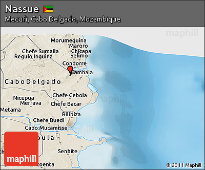 Shaded Relief Panoramic Map of Nassue