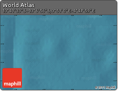 Satellite Map of the Area around 13° 24' 15" S, 4° 19' 30" E