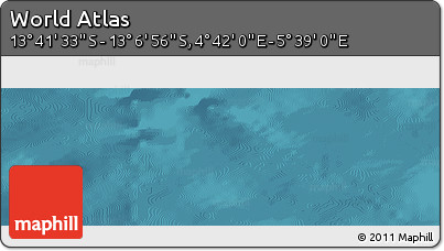 Satellite Panoramic Map of the Area around 13° 24' 15" S, 5° 10' 30" E