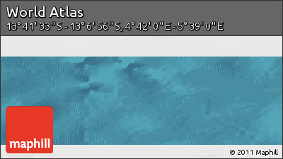 Satellite Panoramic Map of the Area around 13° 24' 15" S, 5° 10' 30" E