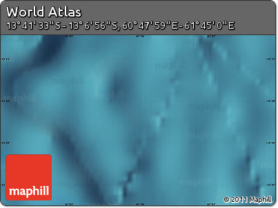 Satellite Map of the Area around 13° 24' 15" S, 61° 16' 29" E