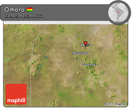 Satellite 3D Map of Omoro