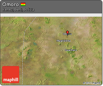 Satellite 3D Map of Omoro