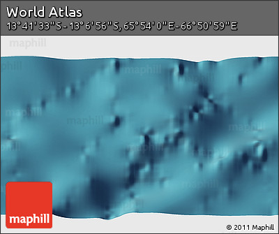 Satellite 3D Map of the Area around 13° 24' 15" S, 66° 22' 30" E
