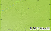 Physical Map of the area around 13° 24' 15" S, 67° 55' 30" W