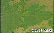 Satellite Map of the area around 13° 24' 15" S, 67° 55' 30" W