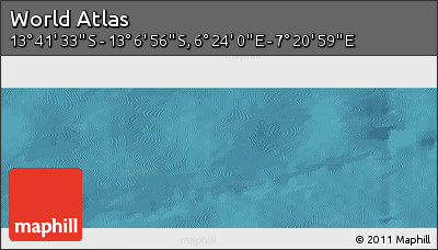 Satellite Panoramic Map of the Area around 13° 24' 15" S, 6° 52' 30" E