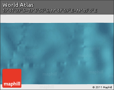 Satellite 3D Map of the Area around 13° 24' 15" S, 78° 16' 30" E