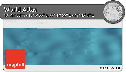 Satellite Panoramic Map of the Area around 13° 24' 15" S, 78° 16' 30" E