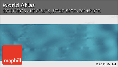 Satellite Panoramic Map of the Area around 13° 24' 15" S, 78° 16' 30" E