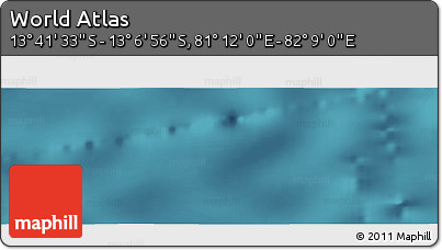 Satellite Panoramic Map of the Area around 13° 24' 15" S, 81° 40' 30" E