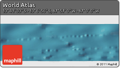 Satellite Panoramic Map of the Area around 13° 24' 15" S, 87° 28' 29" W