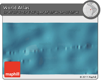 Satellite 3D Map of the Area around 13° 24' 15" S, 88° 19' 29" W