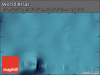 Satellite Map of the Area around 13° 24' 15" S, 96° 58' 29" E