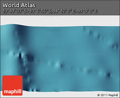 Satellite 3D Map of the Area around 13° 24' 15" S, 98° 40' 30" E