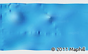 Physical 3D Map of the area around 13° 55' 11" S, 100° 13' 29" W