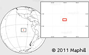 Blank Location Map of the area around 13° 55' 11" S, 100° 13' 29" W