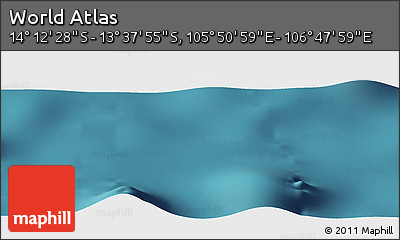 Satellite Panoramic Map of the Area around 13° 55' 11" S, 106° 19' 29" E