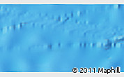 Physical 3D Map of the area around 13° 55' 11" S, 109° 34' 29" W