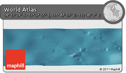 Satellite Panoramic Map of the Area around 13° 55' 11" S, 112° 16' 30" E