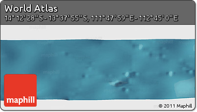 Satellite Panoramic Map of the Area around 13° 55' 11" S, 112° 16' 30" E