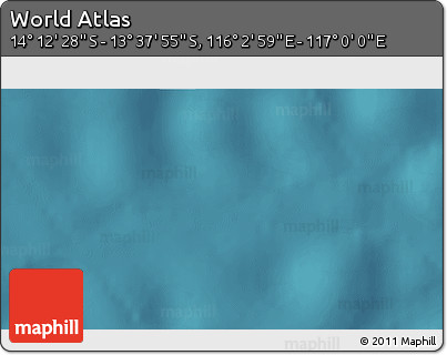 Satellite 3D Map of the Area around 13° 55' 11" S, 116° 31' 30" E