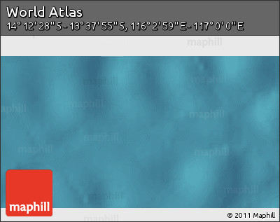 Satellite 3D Map of the Area around 13° 55' 11" S, 116° 31' 30" E