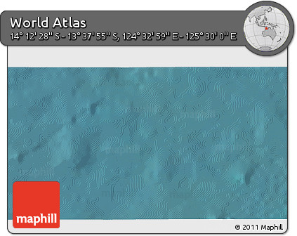 Satellite 3D Map of the Area around 13° 55' 11" S, 125° 1' 30" E