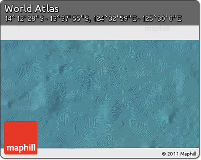 Satellite 3D Map of the Area around 13° 55' 11" S, 125° 1' 30" E