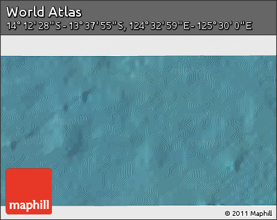 Satellite 3D Map of the Area around 13° 55' 11" S, 125° 1' 30" E