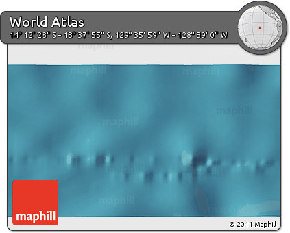 Satellite 3D Map of the Area around 13° 55' 11" S, 129° 7' 30" W
