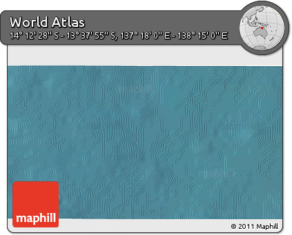 Satellite 3D Map of the Area around 13° 55' 11" S, 137° 46' 30" E