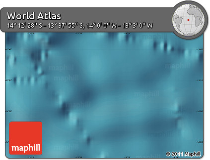 Satellite Map of the Area around 13° 55' 11" S, 13° 31' 30" W