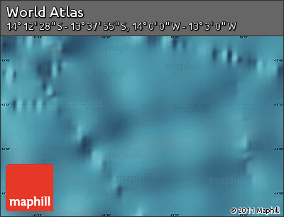Satellite Map of the Area around 13° 55' 11" S, 13° 31' 30" W