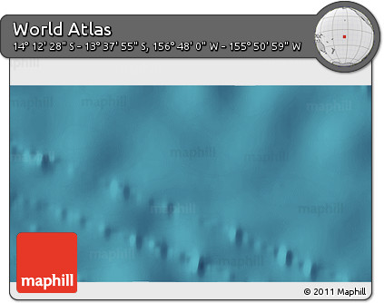 Satellite 3D Map of the Area around 13° 55' 11" S, 156° 19' 29" W