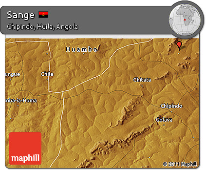 Physical 3D Map of Sange